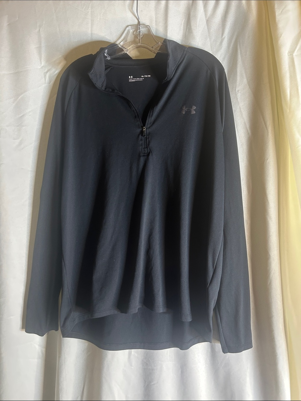 Under Armour Men’s XL Black UA Tech 1/2 Zip Long Sleeve Pullover